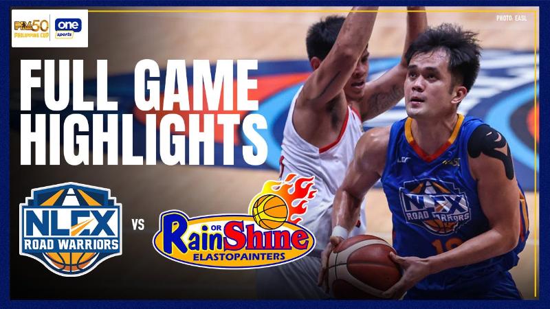 NLEX derails erstwhile co-leader Rain or Shine | PBA Highlights
